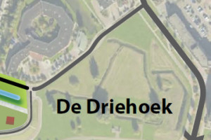 Raadsbijdrage Jeroen Rijdsijk : maak een groen en open gebied van Driehoek